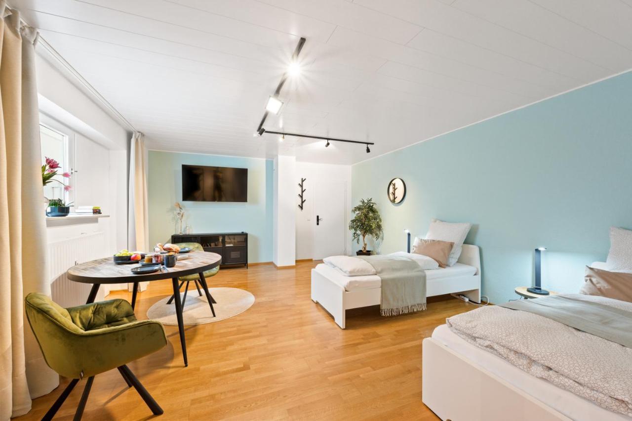 1Br 2Beds - Kleiner Privater Innenhof- Barrierefrei! -Frisch Saniert - Mozart Eins Bietigheim-Bissingen Bagian luar foto