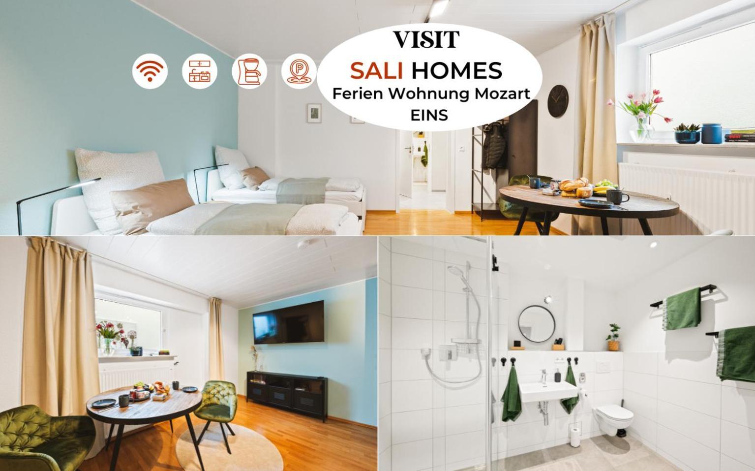 1Br 2Beds - Kleiner Privater Innenhof- Barrierefrei! -Frisch Saniert - Mozart Eins Bietigheim-Bissingen Bagian luar foto